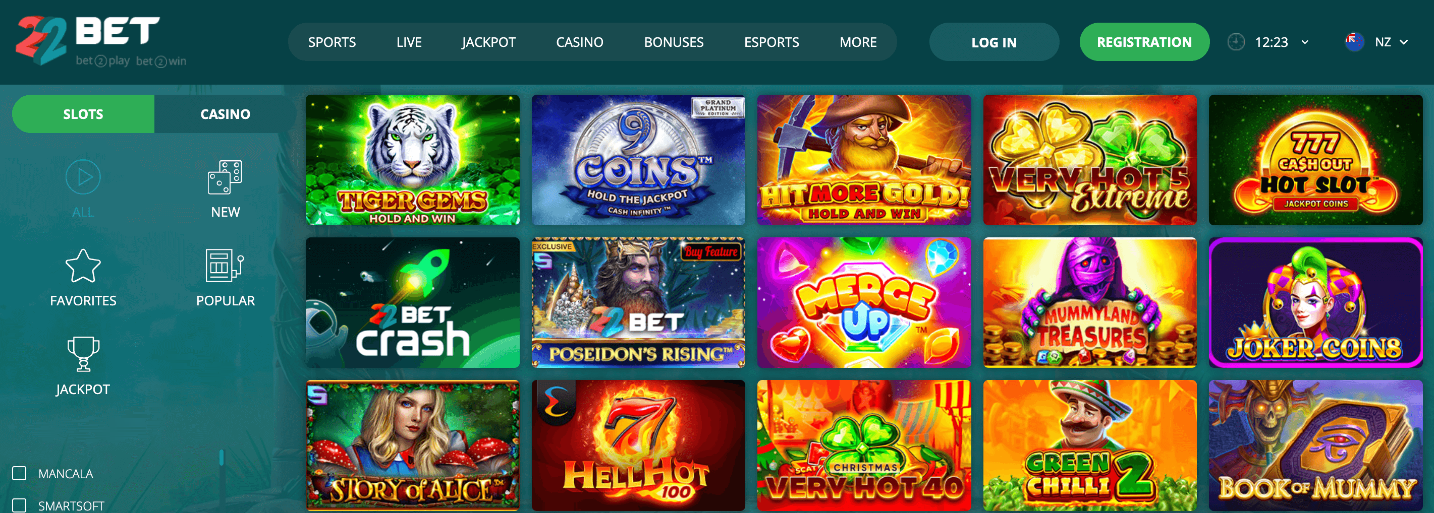 22Bet Slot